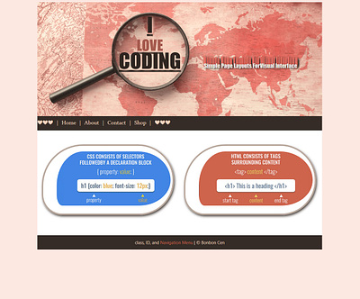 Html & Css study-day 4 coding css html webpage