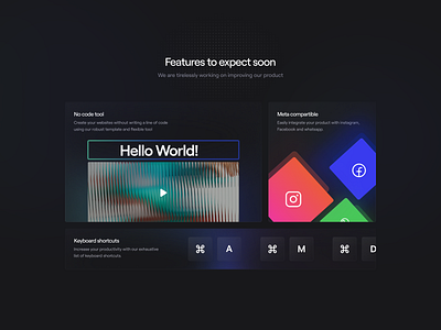 Landing Page section app design blockchain crypto dark mode defi design form gradient illustration theme ui ux web design