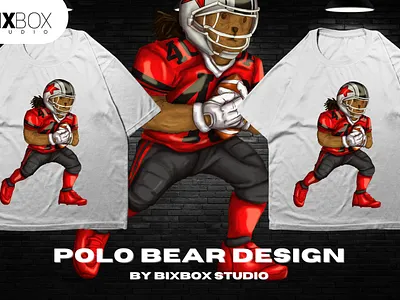 Streetwear Design Polo for T-Shirt - Polo Premium cartoon character clothing design fashion design graphic design illustration polo bear streetwear design tshirt design