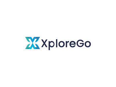 XploreGo Logo Design branding code logo graphic design logo x code logo x letter logo x logo