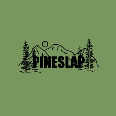 PINESLAP Logo branding graphic design logo