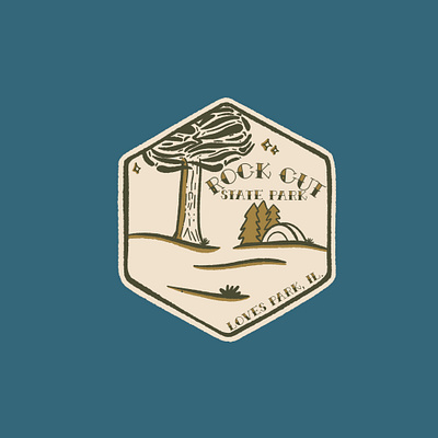 State Park Sticker Design branding graphic design logo sticker sticker design