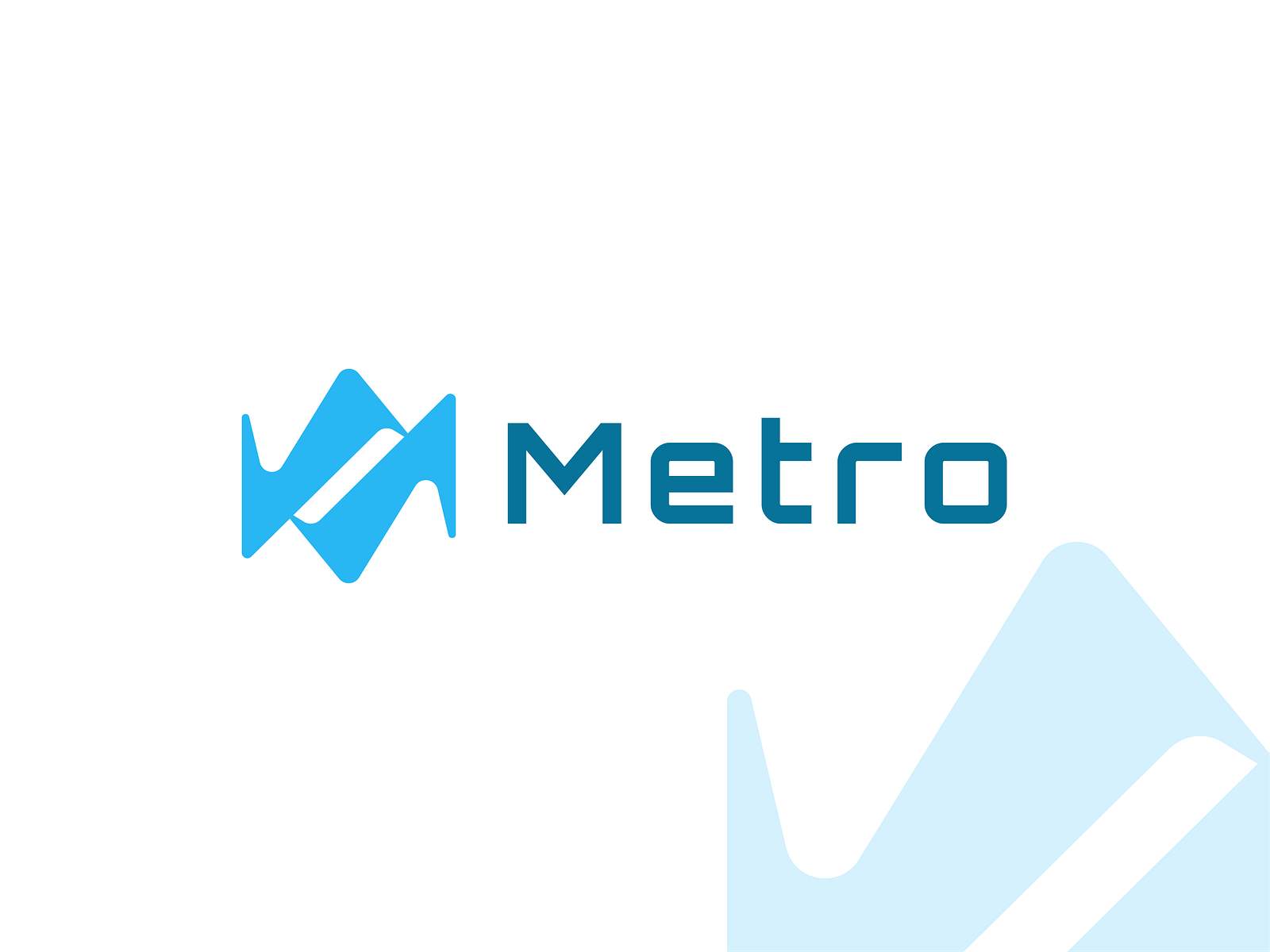 Metro Logo Design by Logo Branda | Logo & Brand Identity Designer! on ...