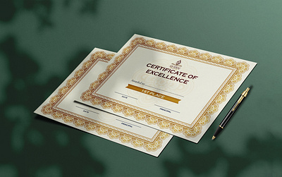 Certificate Design advertising certificate creative design designer elegant graphic design high quality illustration print print ready