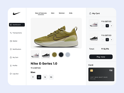 Dashboard colors dashboad design minimal product page shoe shopping shoeswebsite typography uiux web