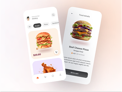 Online Food Ordering App aamamun aamamun.xyz cleandesign design ecommerce fastfood food food app food ordering foodapp foodappdesign graphic design mamunxyz mobileapp online food uidesign uiux uxdesign