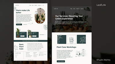 Leaflink - Plants Ecommerce aesthetic ecommerce ui web website
