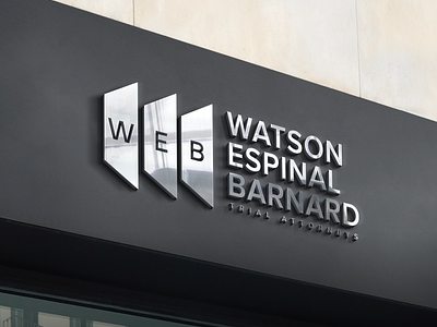 Watson Espinal Barnard_Branding brand logo branding corporate identity identity law logo logo logo design. ui
