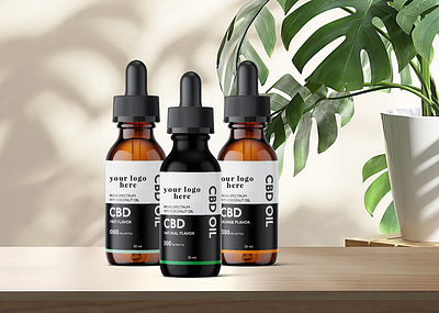 CBD Label Design product packaging box design