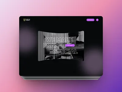 Proposed plan for the website of Keep Up Agency design langing page product productdesign ui uiux ux web webdesign website