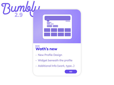 Bumbly (Update 2.9) affinity behance behance redesign bumbly dribbble dribbble redesign illustration logo redesign update web