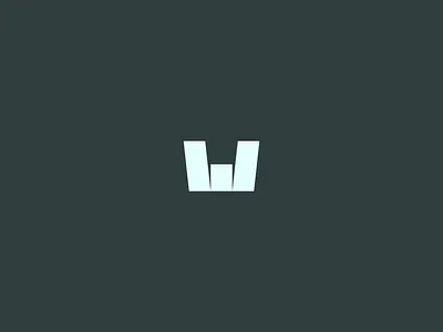 W logotype branding design graphic design illustration logo typography vector