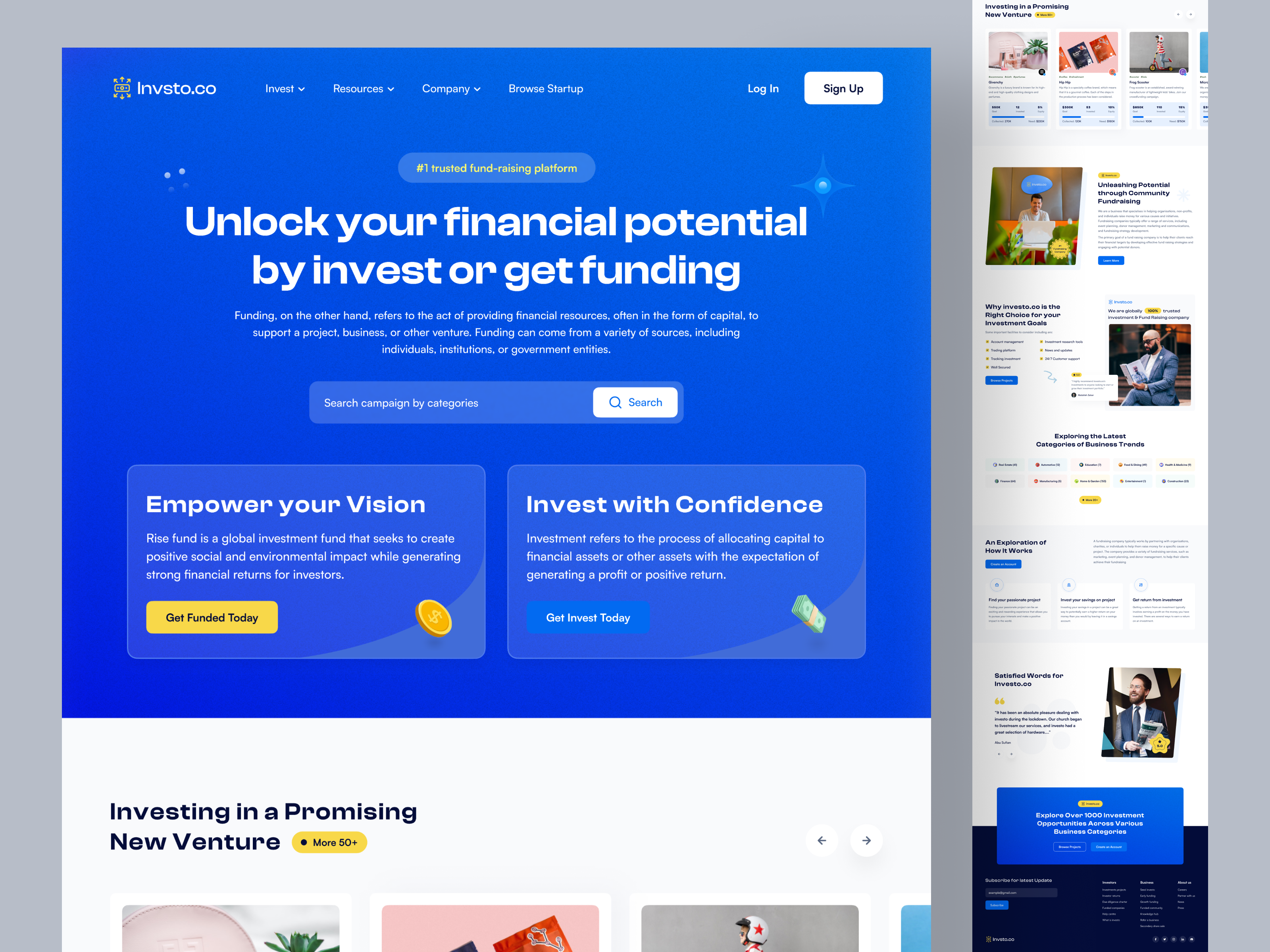 Example of Landing Page Design