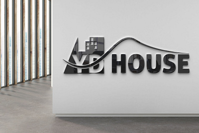 YD HOUSE Logo 3d brandidentity branding graphic design logo