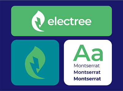 electree brand identity branding electric logo flash logo leaf logo logo logo design negativespace negativespacelogo visual identity