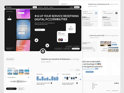 AI Powered Data Automation Platform ai ai platform automation business optimization chatbot content content management copywriting data automation data security digital services startup generation landing page product design saas subscribtion team tech ui ux webdesign