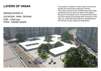 Vanak Public Library graphic design