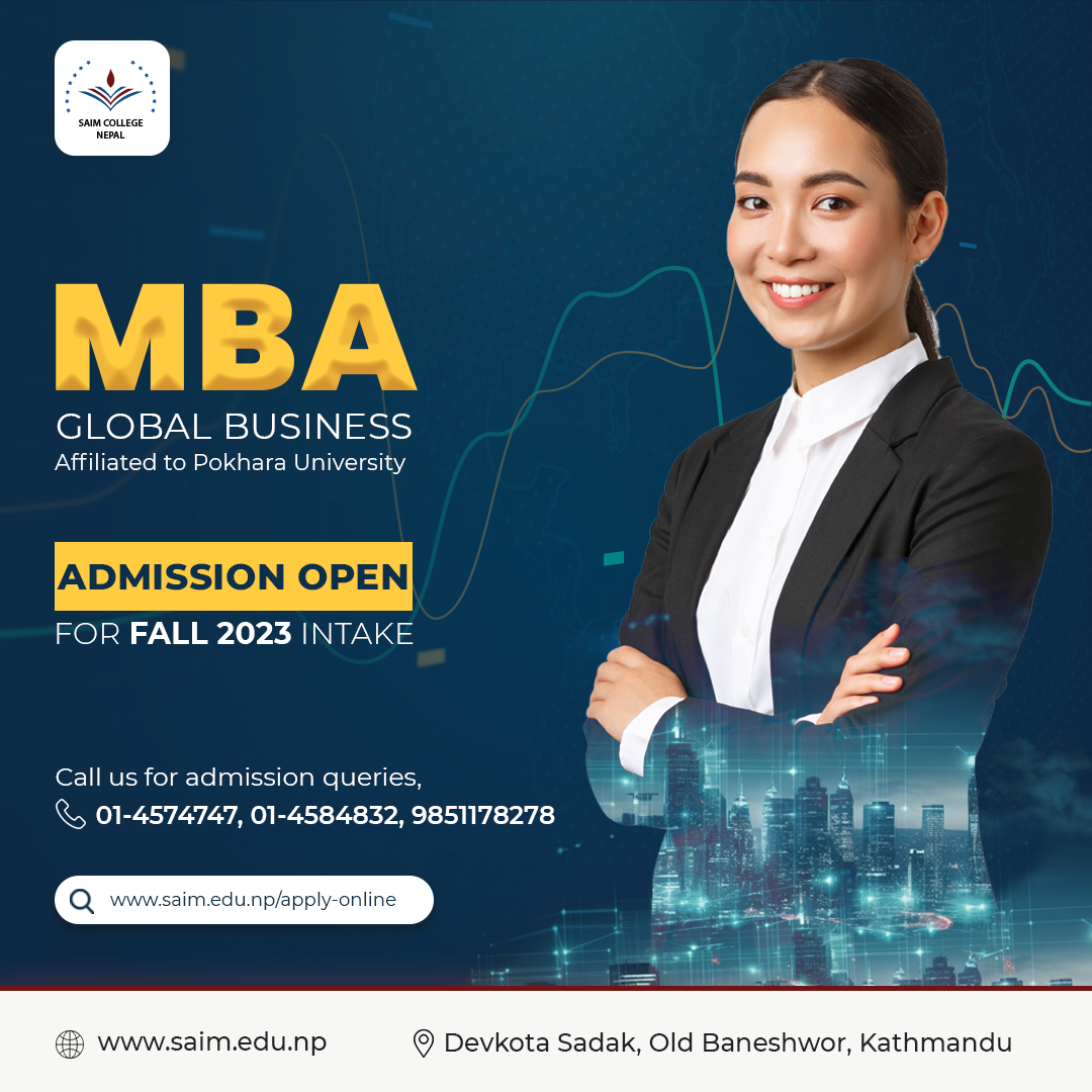 MBA Admission Open by Dipesh Siwakoti on Dribbble