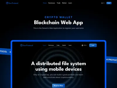 Blockchain Web App blockchain crypto wallet figma interaction design product design ui ui ux web3