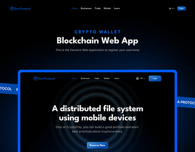 Blockchain Web App blockchain crypto wallet figma interaction design product design ui ui ux web3