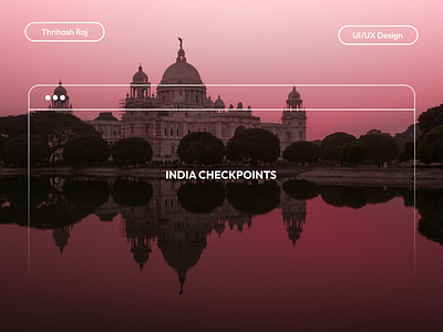 India Checkpoints -UI/UX Design branding design illustration logo typography ui ux