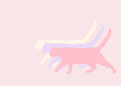 Bisch! Mew! Maow Mao! cat color design ui vector