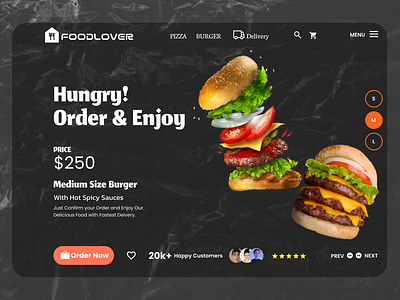 Food Ui dailyui design foodui fooduidesigns graphic design ui uidesign uiux user interface