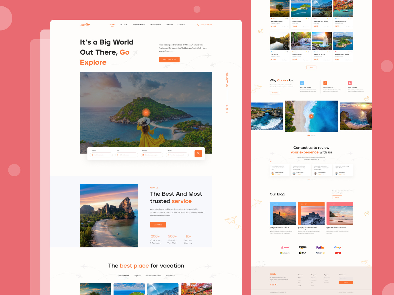 Example of Landing Page Design L (15 Pages)