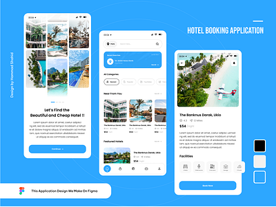 Hotel Booking Application Design app ui design booking app hotel booking app latest app ui design ui designs