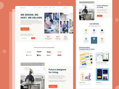 Agency website design agency home page branding business consulting business website corporate corporate landing corporate landing page daily ui challenge design digital agency free template landing page design trendy design ui designer website design