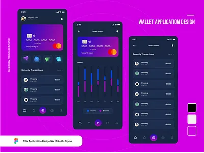 Wallet Application Design app designs app ui design ui design wallet app design wallet app ui design wallet application