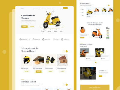 RideHub - Auto mobile website design automobile landing page automobile website bike accessories car website dart bike website header design home page design illustration motor bike product page design transport landing page ui ux