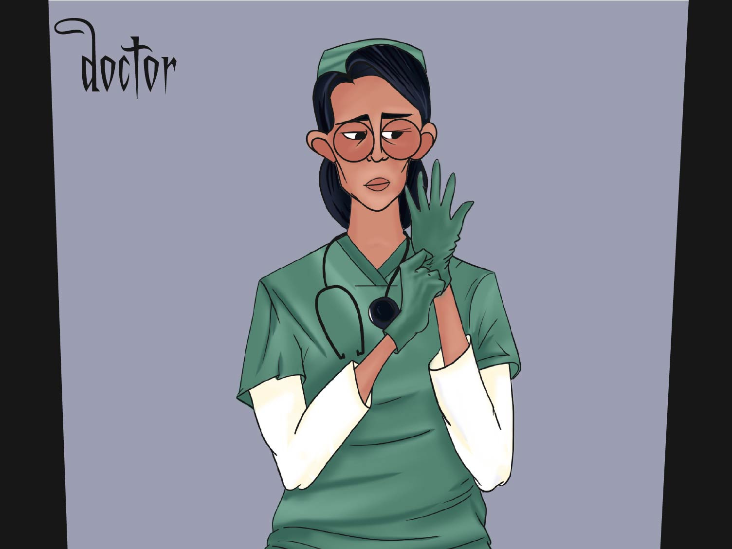 Designing doctor mafia character by Raz Mehrabani on Dribbble