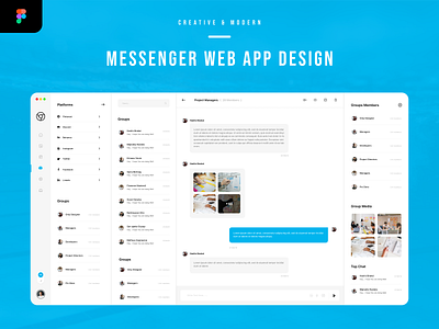 Messenger Web App messenger web app messenger web app ui design ui design web app ui design web ui design