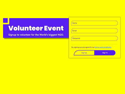 Signup form - DailyUI #001 daily ui designing dailyui