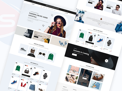 eCommerce Website Design for Fashion and Lifestyle Store ecommerce fashion landing page shopify shopify ecommerce shopify store uiux design web design website woocommerce wordpress ecommerce