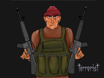 Designing terrorist Character's character design characters dark characters epic game design gaming mafia mafia characters man character offline game terrorist terrorist characters wolf dragon