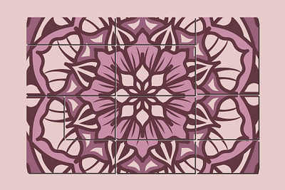 Mandala decoration design interior textile