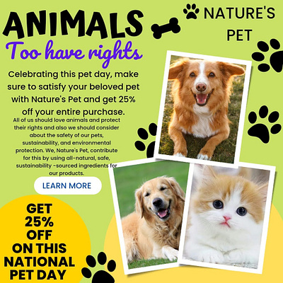 Digital Advertising ads advertising animals branding cats design digital advertising dogs graphic design marketing offers pet day pet shop pets promotional posters promotions