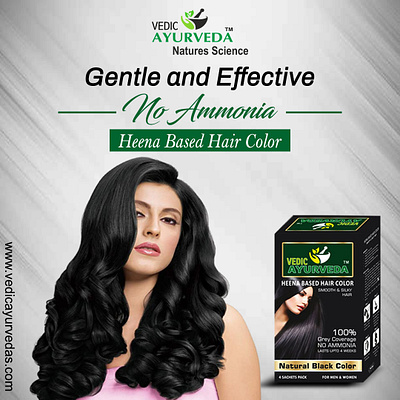 Natural Black Hair Color Ammonia Free 100gm blackhaircolor hair haircare haircolor noammoniablack