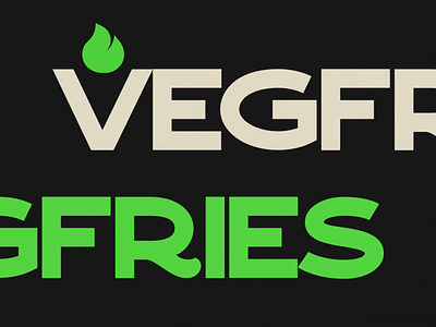Vegfries abstract logo branding logo startup logo vegetables