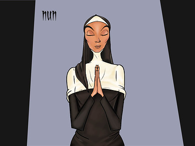 Designing nun character character design character woman designing game gaming good woman character nun nun character offline game