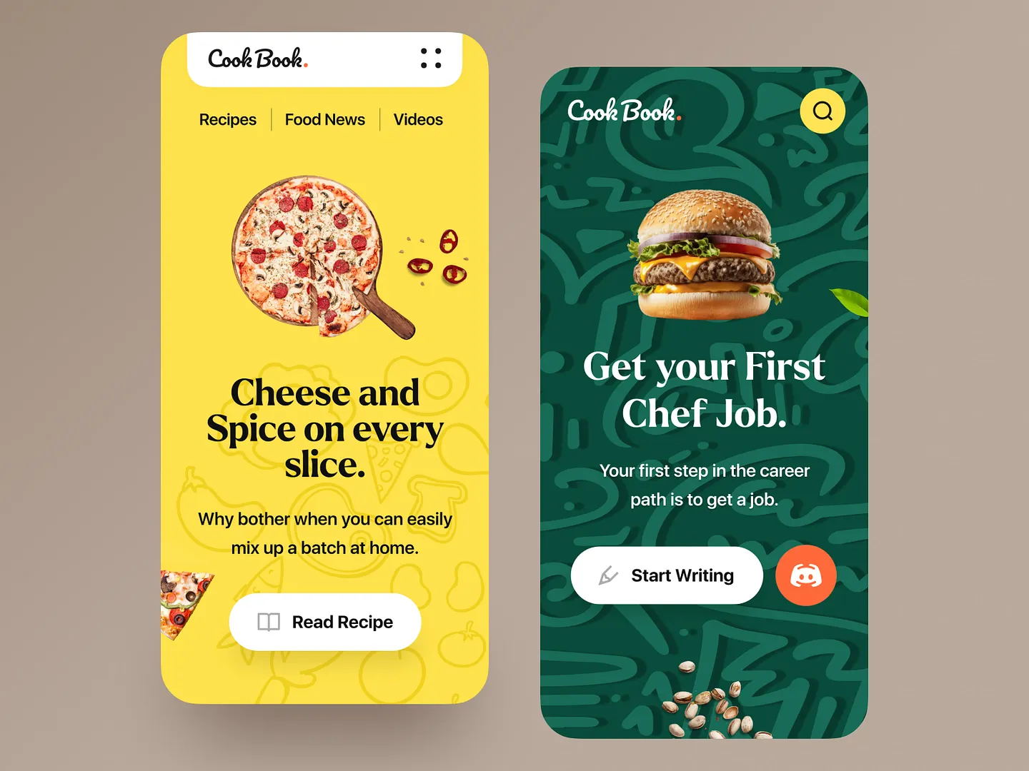 Engaging Cooking Website Design for Food Lovers