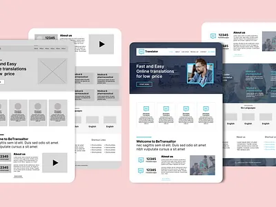 Wireframe +Landing page Design graphic design landing page ui wireframe wireframing
