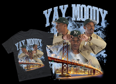 Rap Artist - Yay Moody T-shirt design graphic design t shirt design