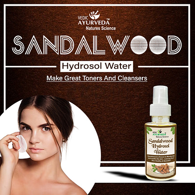 Sandalwood Hydrosol Floral Water 100ml sandalwoodhydrosolwater sandalwoodtoner skincare skintoner toner