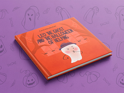 Halloween book for children book cover book illustration cartoon character character character design childrens illustration ghost halloween illustration