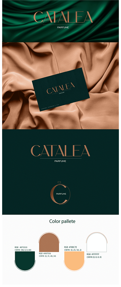 Catalea Parfum branding graphic design logo