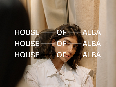 House of Alba branding design graphic design logo