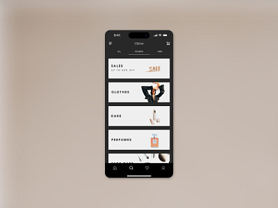 DailyUI - Menu Category List app category dailyui design figma list menu phone ui ux
